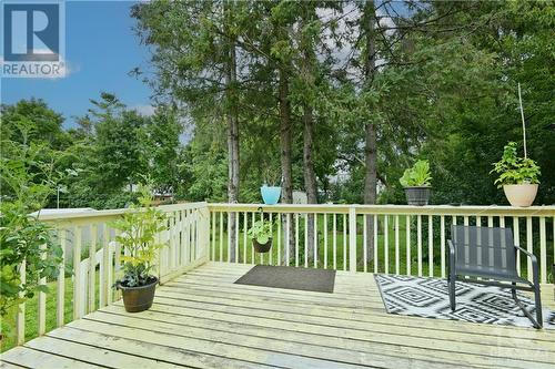 Enjoy this big back yard! - 254 Gore Street, Almonte, ON - Outdoor With Deck Patio Veranda