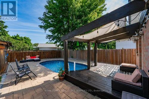 532 Churchill Avenue, Milton (Dorset Park), ON - Outdoor With In Ground Pool With Deck Patio Veranda