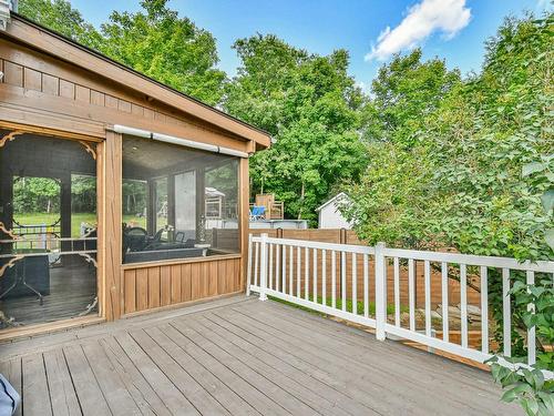 Balcon - 585 Rue De Ronchamp, Sainte-Adèle, QC - Outdoor With Deck Patio Veranda With Exterior