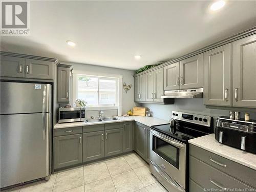 120 King Street, Miramichi, NB - Indoor Photo Showing Kitchen With Double Sink