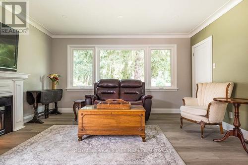 567 Kingswood Place, Burlington (Lasalle), ON - Indoor Photo Showing Living Room With Fireplace