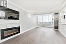 1014 - 1101 Steeles Avenue W, Toronto (Westminster-Branson), ON  - Indoor Photo Showing Living Room With Fireplace 