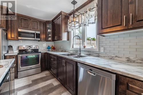 13 Mccourt Close, Conception Bay South, NL - Indoor Photo Showing Kitchen With Double Sink With Upgraded Kitchen