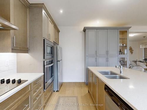 16 Morningstar Ave, Whitby, ON - Indoor Photo Showing Kitchen With Stainless Steel Kitchen With Double Sink With Upgraded Kitchen