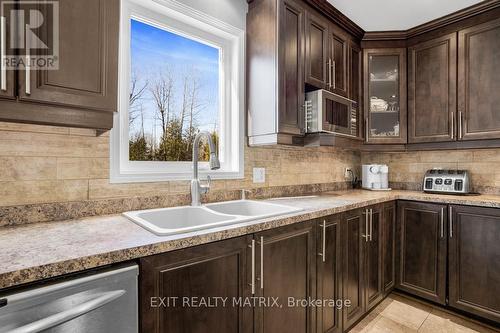 771 Du Bercail Street, Champlain, ON - Indoor Photo Showing Kitchen With Double Sink