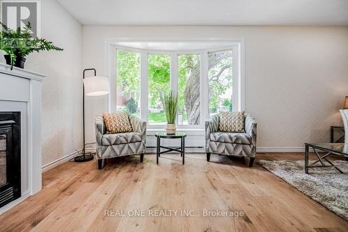 2 Highview Trail, Brampton, ON - Indoor Photo Showing Living Room With Fireplace