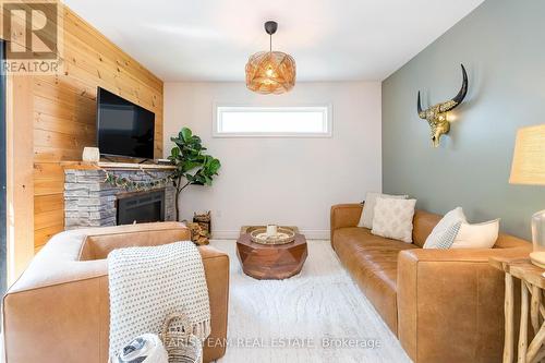 107 Revell Street, Gravenhurst, ON - Indoor With Fireplace