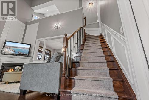 80 Courtney Street, Clarington (Bowmanville), ON - Indoor Photo Showing Other Room With Fireplace