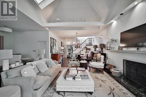 494 Summerhill Avenue, Toronto (Rosedale-Moore Park), ON - Indoor Photo Showing Living Room With Fireplace