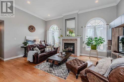 7568 Marden Road, Guelph/Eramosa, ON - Indoor Photo Showing Living Room With Fireplace