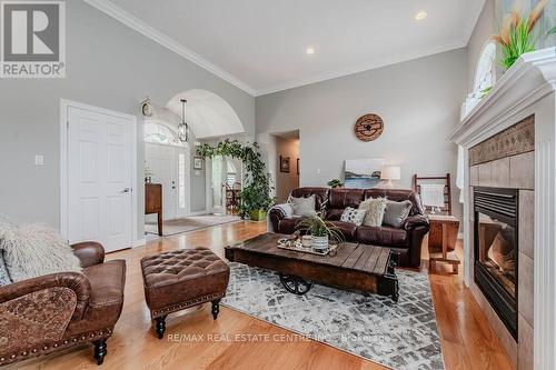 7568 Marden Road, Guelph/Eramosa, ON - Indoor Photo Showing Living Room With Fireplace