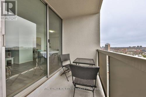 1706 - 375 King Street N, Waterloo, ON - Outdoor With Balcony With Exterior