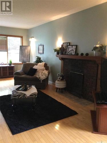 2958 Rae Street, Regina, SK - Indoor Photo Showing Living Room With Fireplace