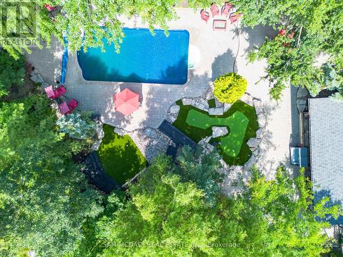 1540 Mississauga Road, Mississauga (Lorne Park), ON - Outdoor With In Ground Pool