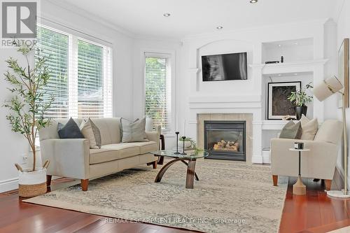 5646 Roseville Court, Burlington (Orchard), ON - Indoor Photo Showing Living Room With Fireplace