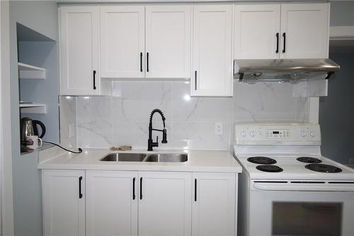 701 Wilson Street, Hamilton, ON - Indoor Photo Showing Kitchen With Double Sink