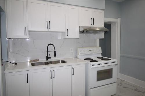 701 Wilson Street, Hamilton, ON - Indoor Photo Showing Kitchen With Double Sink