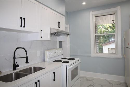 701 Wilson Street, Hamilton, ON - Indoor Photo Showing Kitchen With Double Sink