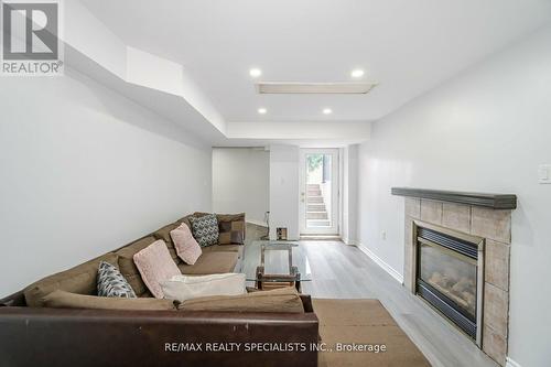 32 Rainforest Drive, Brampton (Sandringham-Wellington), ON - Indoor Photo Showing Living Room With Fireplace