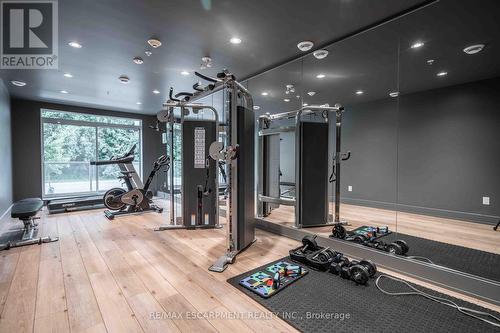 506 - 467 Charlton Avenue E, Hamilton (Stinson), ON - Indoor Photo Showing Gym Room