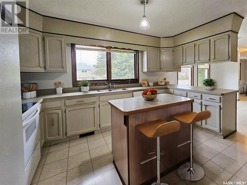 1282 111Th Street, North Battleford, SK - Indoor Photo Showing Kitchen With Double Sink