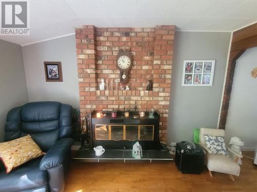 632 Wainwright Street, Prince George, BC - Indoor Photo Showing Living Room With Fireplace