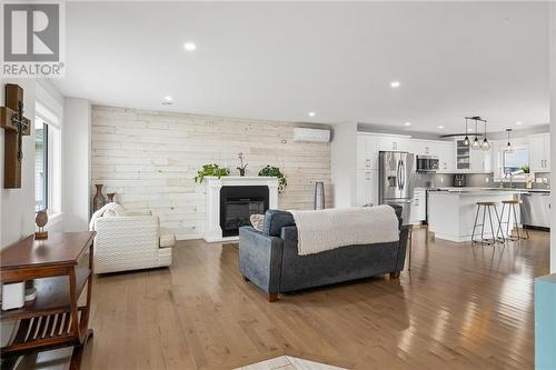 64 Satara Drive, Moncton, NB - Indoor Photo Showing Living Room With Fireplace