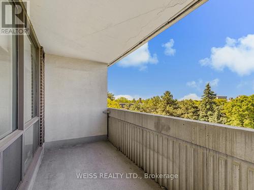 501 - 150 Neptune Drive, Toronto (Englemount-Lawrence), ON - Outdoor With Balcony With Exterior