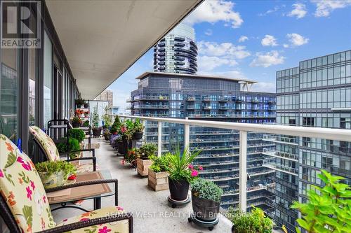 1504 - 56 Annie Craig Drive, Toronto (Mimico), ON - Outdoor With Balcony