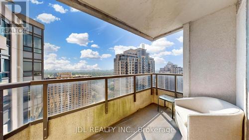 2525 - 500 Doris Avenue, Toronto (Willowdale East), ON - Outdoor With Balcony With Exterior