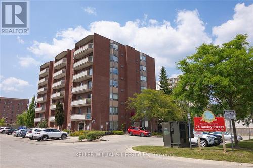 203 - 75 Huxley Street, London, ON - Outdoor With Balcony With Facade