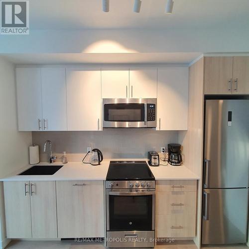 804 - 1195 The Queensway, Toronto (Islington-City Centre West), ON - Indoor Photo Showing Kitchen With Stainless Steel Kitchen