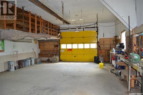 Sitter Acreage, Kindersley, SK - Indoor Photo Showing Garage