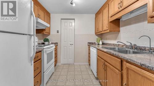 204 - 155 Kent Street, London, ON - Indoor Photo Showing Kitchen With Double Sink