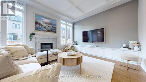 18 Rotondo Crescent, Vaughan (Kleinburg), ON - Indoor Photo Showing Living Room With Fireplace