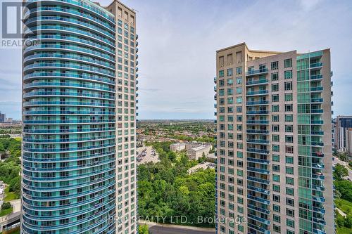 2201 - 70 Absolute Avenue, Mississauga, ON - Outdoor With Facade