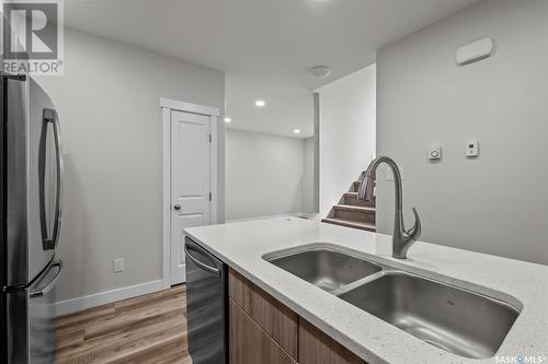 3003/3009 5A Avenue E, Prince Albert, SK - Indoor Photo Showing Kitchen With Double Sink