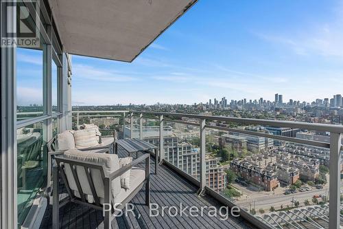 2406 - 80 Western Battery Road E, Toronto (Niagara), ON - Outdoor With Balcony With View