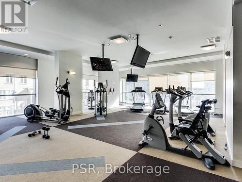 2406 - 80 Western Battery Road E, Toronto (Niagara), ON - Indoor Photo Showing Gym Room