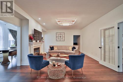 46 Grist Mill Drive, Halton Hills (Georgetown), ON - Indoor Photo Showing Living Room With Fireplace