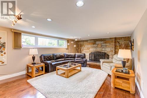 35 Greystone Crescent, Brampton (Brampton South), ON - Indoor Photo Showing Living Room With Fireplace