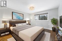 Primary Bedroom - virtually staged - 