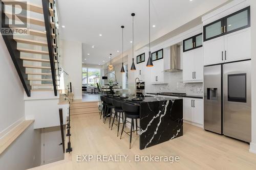 39A Evans Avenue, Toronto (Mimico), ON - Indoor Photo Showing Kitchen With Upgraded Kitchen