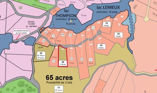 Drawing (sketch) - 28 Ch. Des Domaines, Wentworth, QC 