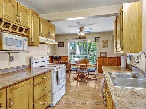 993 Cook Rd, Marmora And Lake, ON - Indoor Photo Showing Kitchen With Double Sink