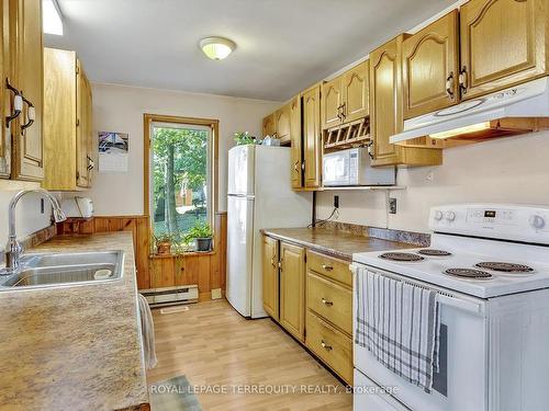 993 Cook Rd, Marmora And Lake, ON - Indoor Photo Showing Kitchen With Double Sink