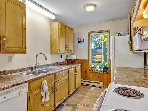 993 Cook Rd, Marmora And Lake, ON - Indoor Photo Showing Kitchen With Double Sink