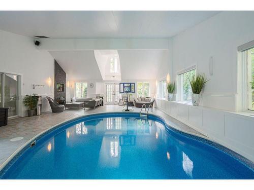 Pool - 995 Rue Principale, Saint-Sauveur, QC - Indoor Photo Showing Other Room With In Ground Pool