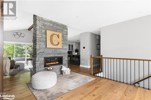 450 Fowlers Road, Huntsville, ON - Indoor With Fireplace