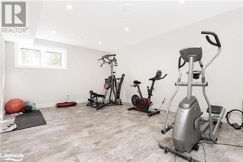 450 Fowlers Road, Huntsville, ON - Indoor Photo Showing Gym Room